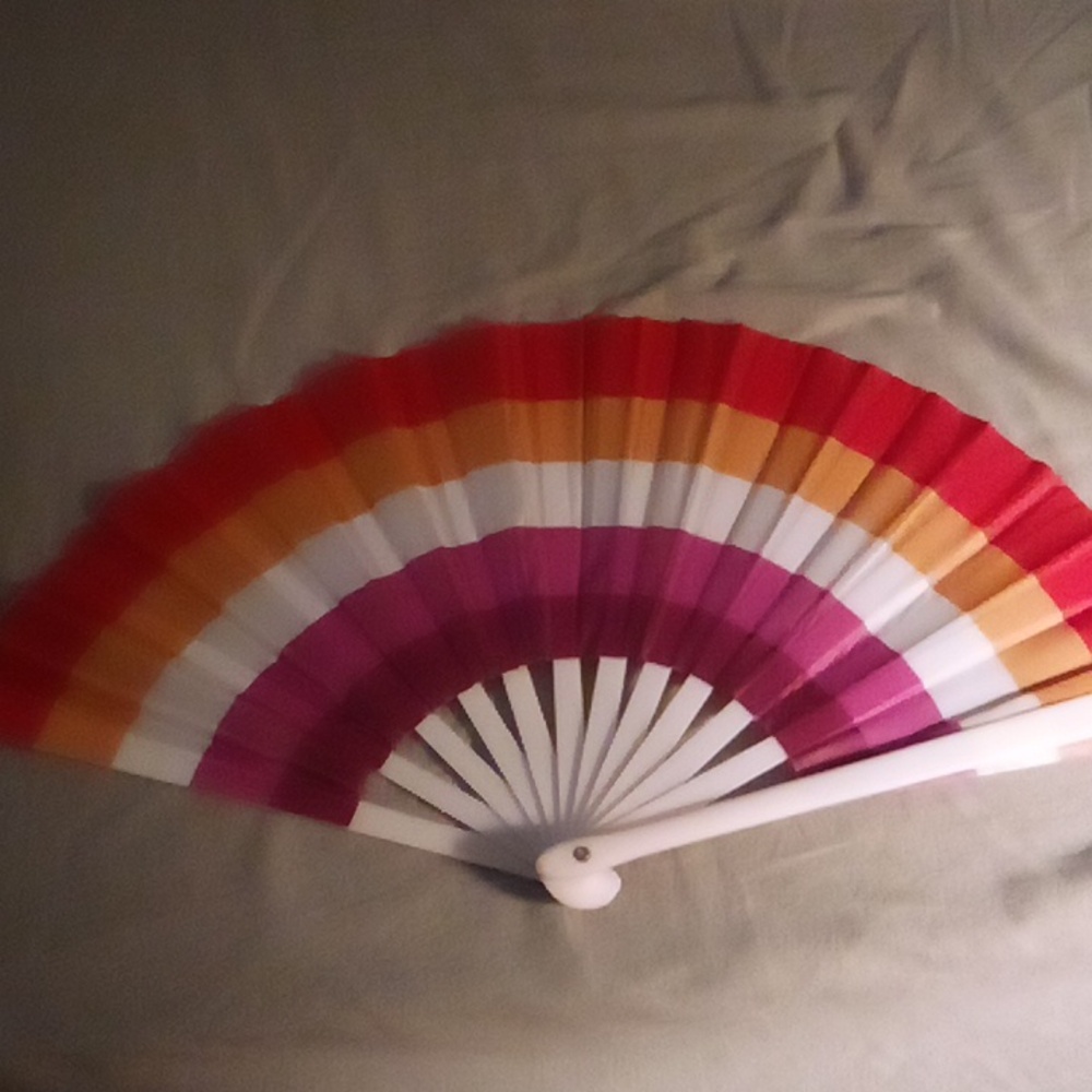 25" Lesbian Pride Fan